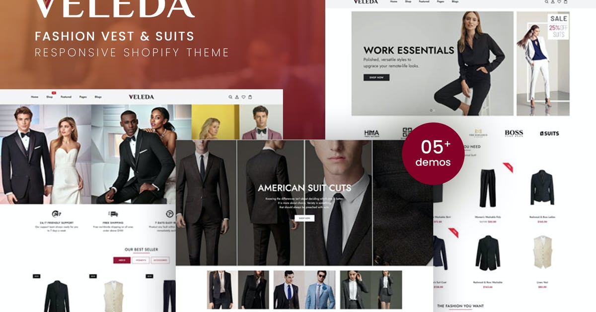 Veleda – Fashion Vest & Suits Shopify Theme