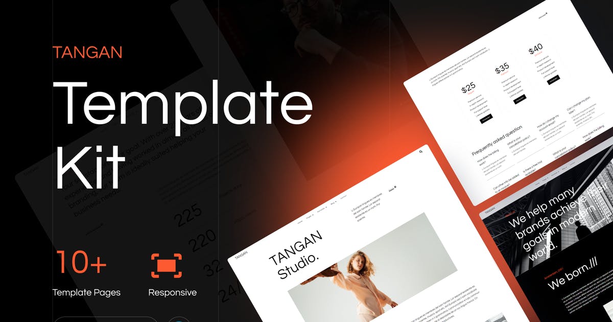 Tangan – Minimalist Portfolio Elementor Pro Template Kits