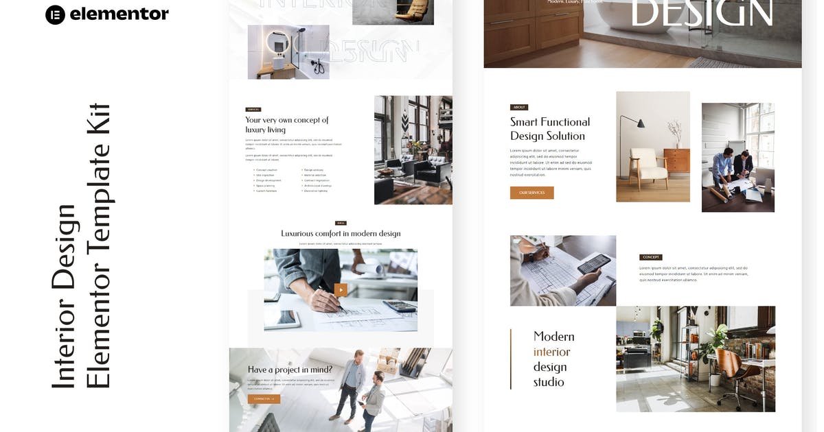 InterSign – Interior Design & Architecture Elementor Template Kit