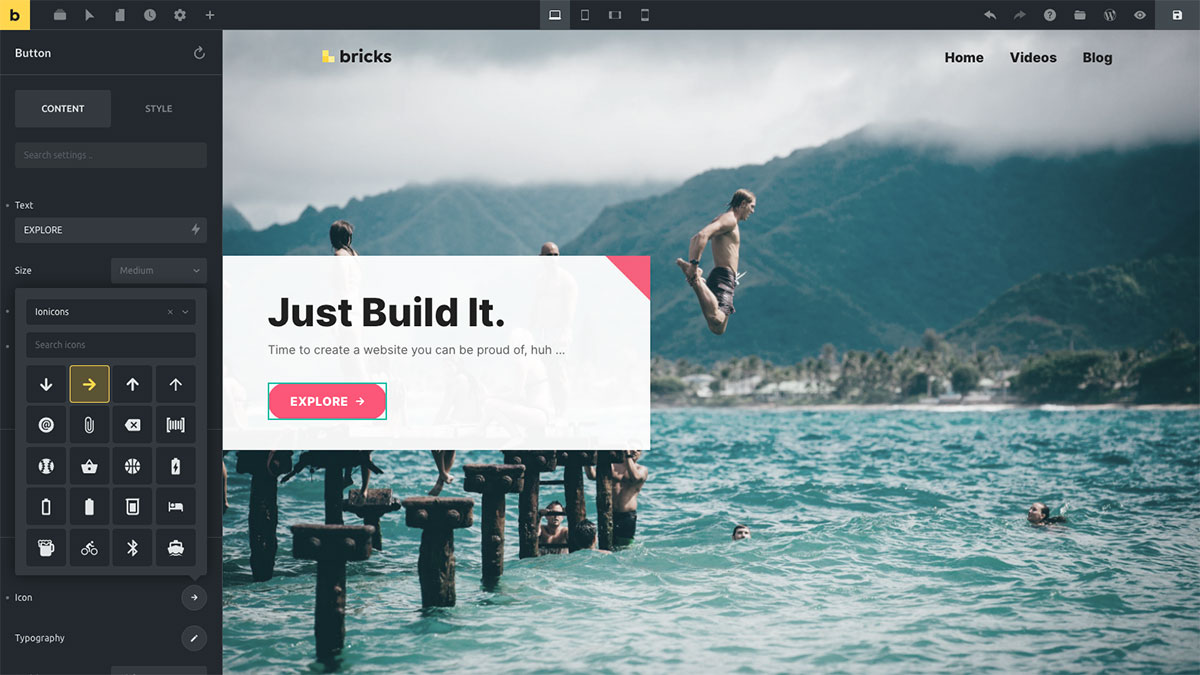 Bricks Builder – Visual Site Builder for WordPress