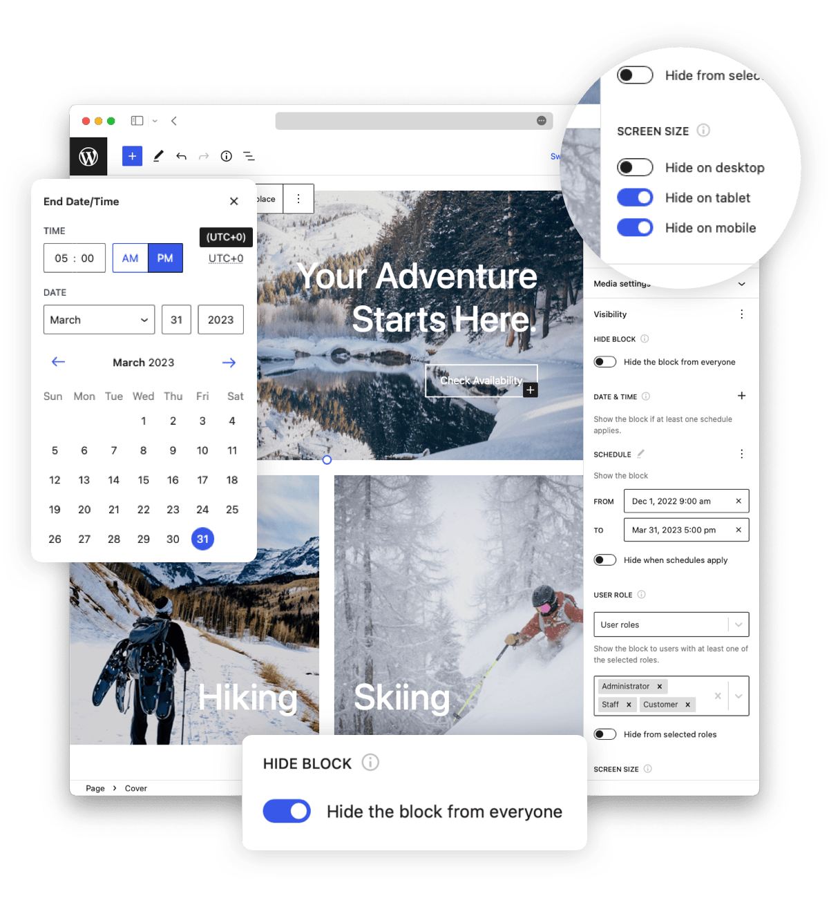 Block Visibility Pro – Conditional and Personalized Content for WordPress