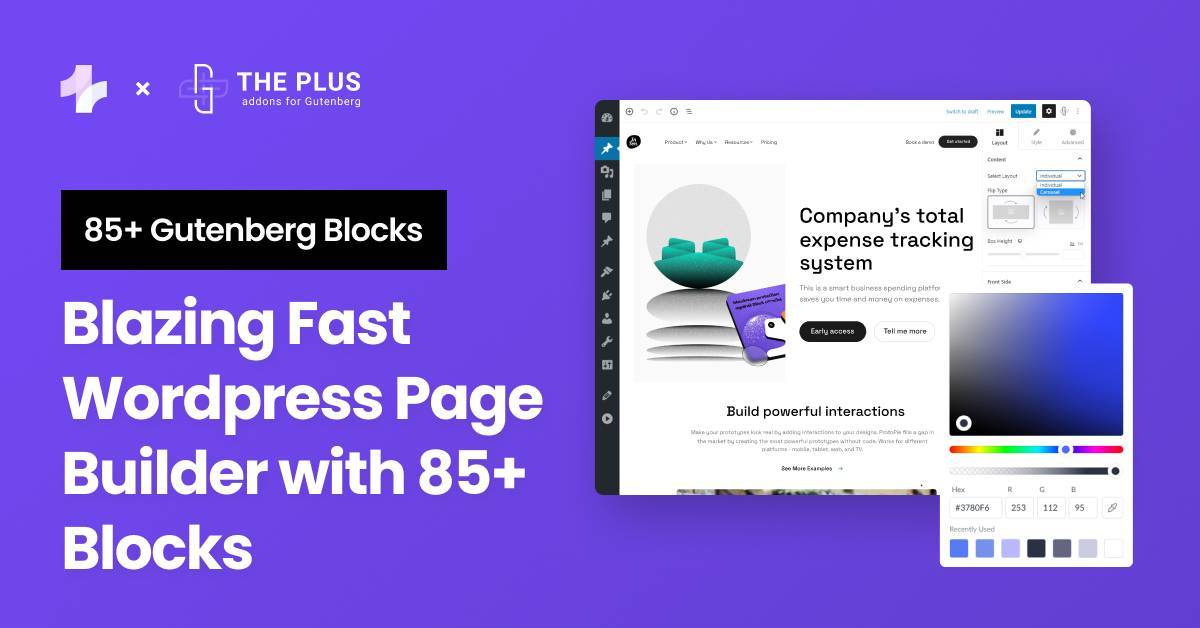 The Plus Addons for Block Editor Pro | Gutenberg