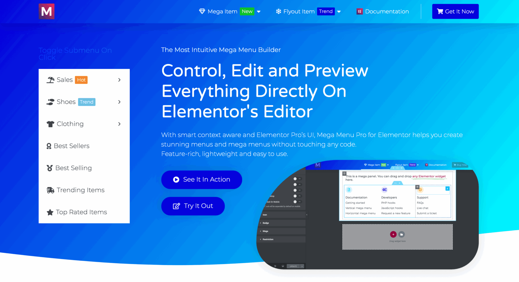 Elemental Menu – Menu Builder for Elementor Artisans