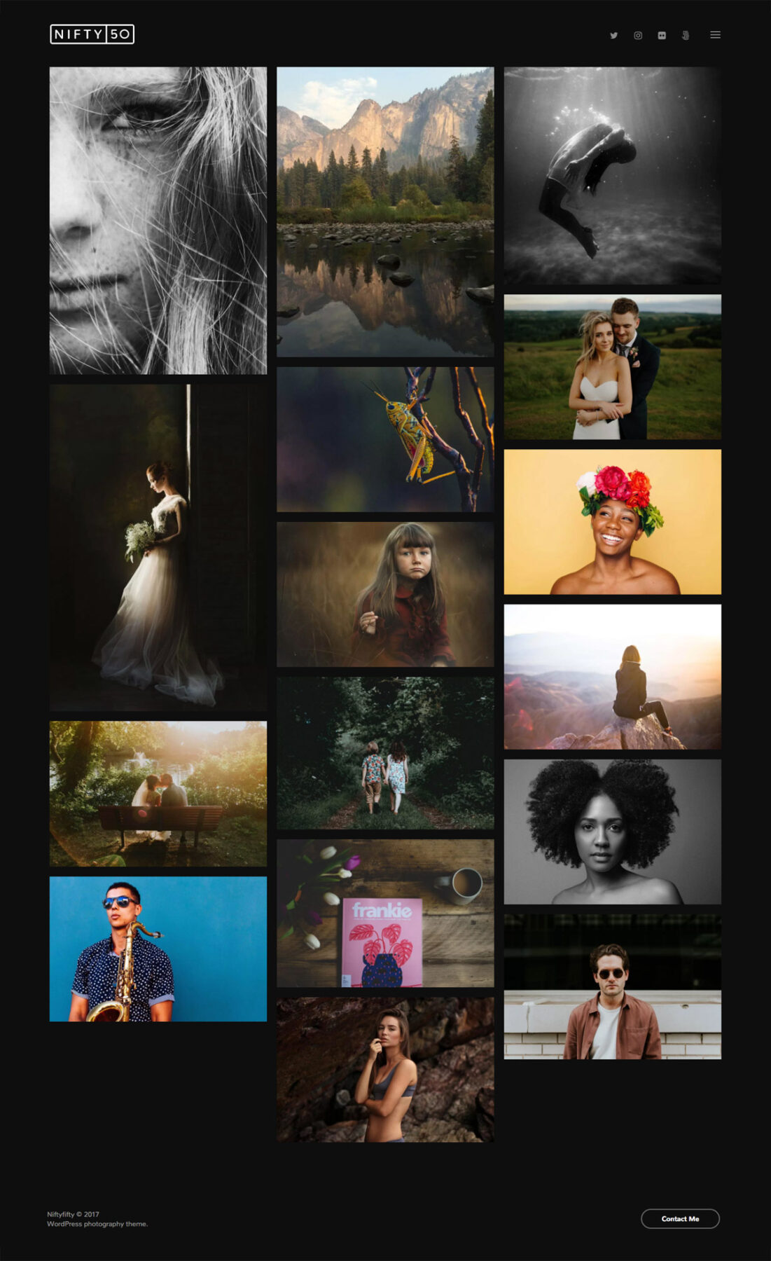 Motopress  Niftyfifty – Photography WordPress Theme