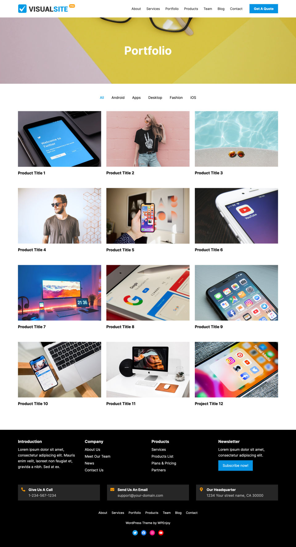 WP Enjoy  VisualSite Pro