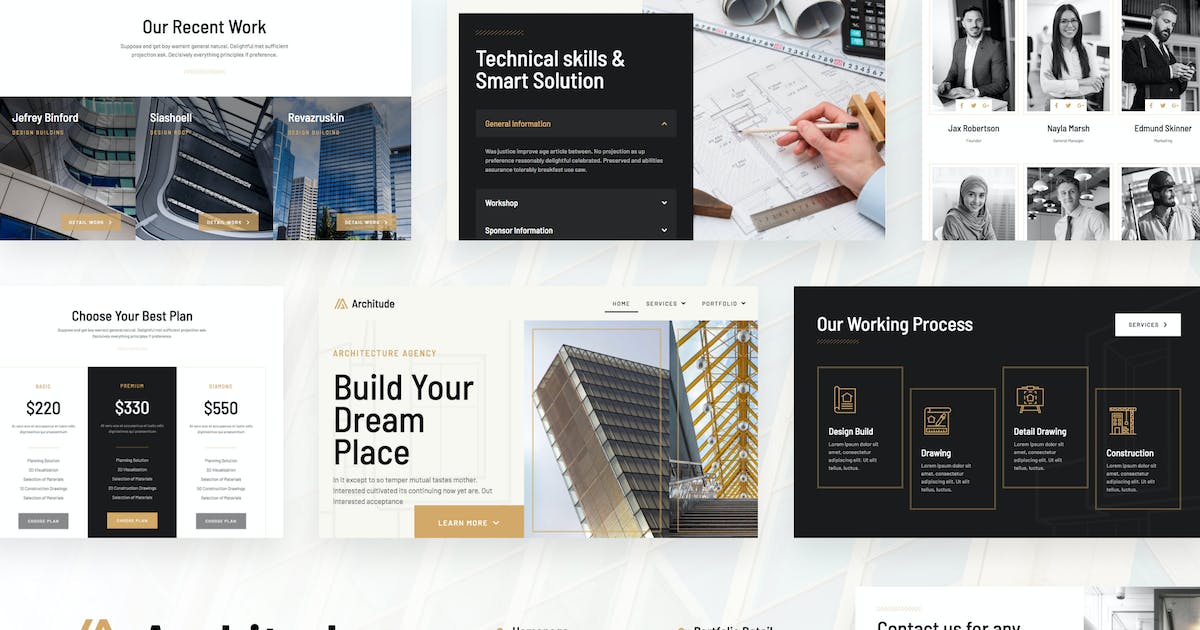 Architude | Architecture Elementor Template Kit