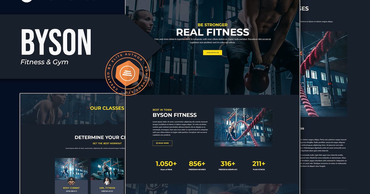 Byson – Fitness & Gym Elementor Template Kit