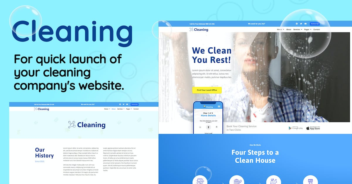 Cleaning – Small Business Template Kit