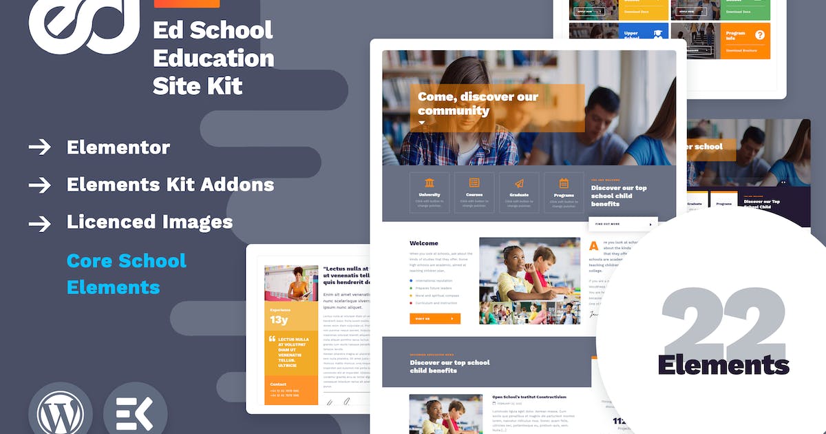 EdSchool – Education Template Kit