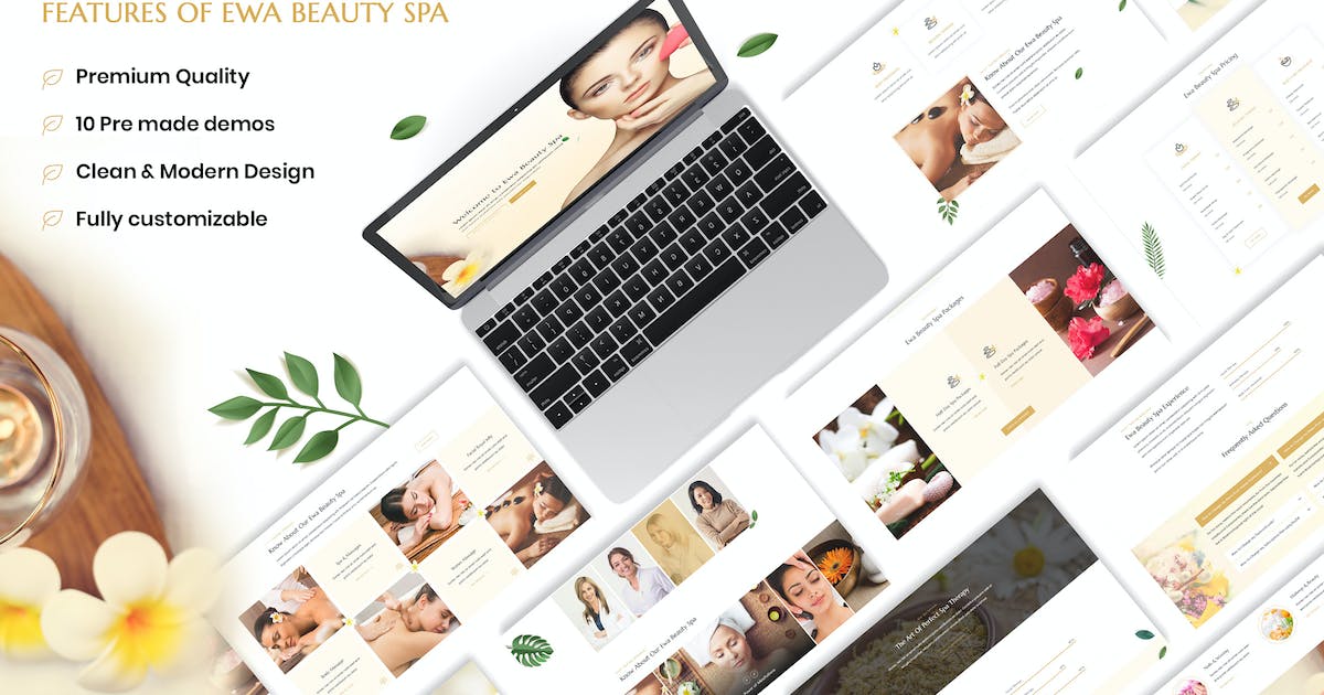 Ewa – Beauty & Spa Salon Elementor Template Kit