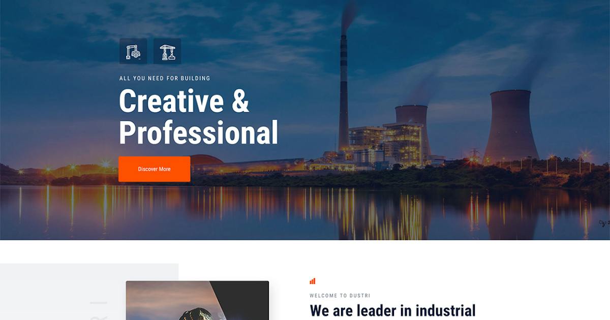 Dustri – Factory & Industrial Template Kit
