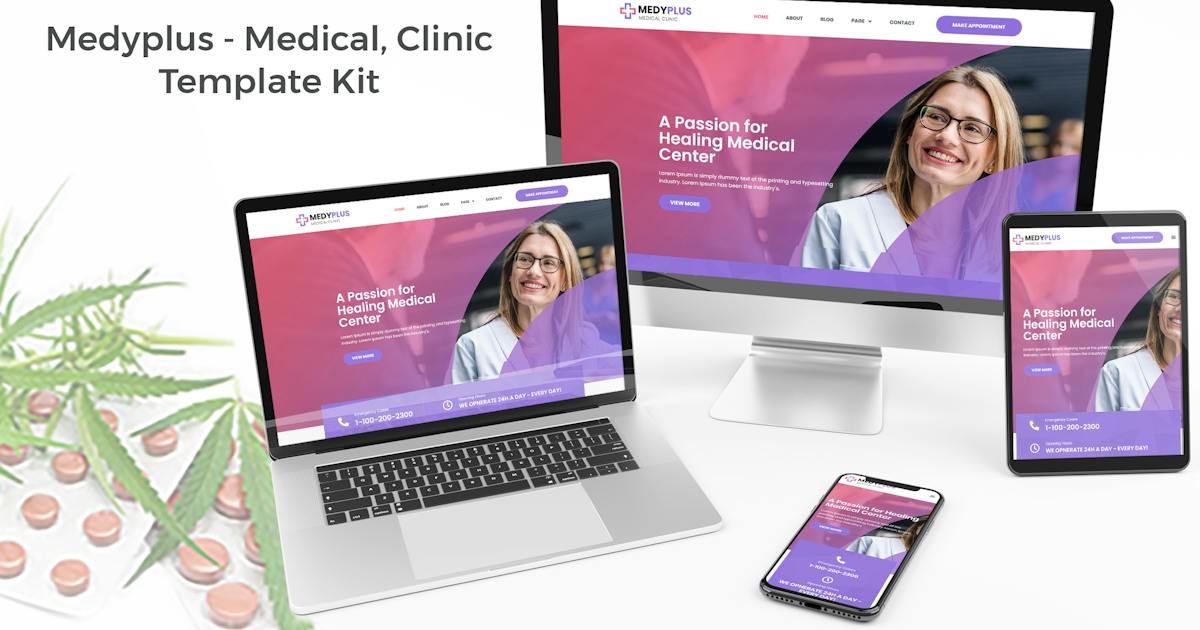 Medyplus – Medical, Clinic Template Kit