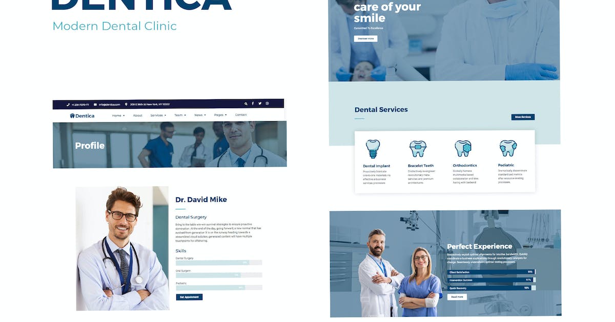 Dentica – Dental Clinic Elementor Template Kit