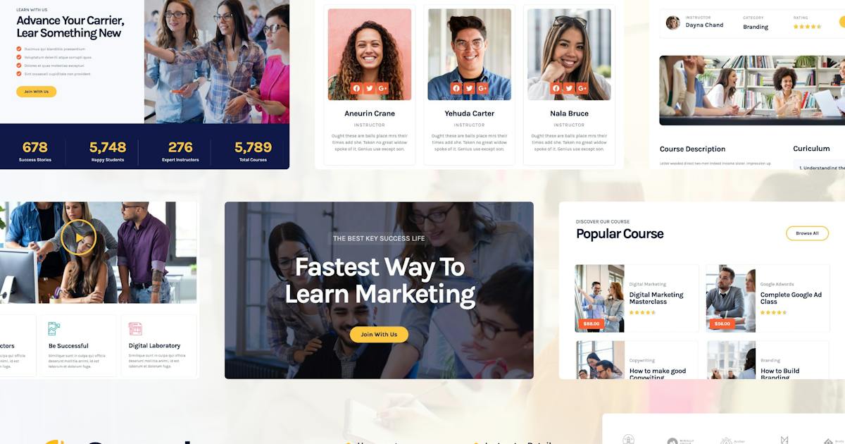 Coursly | Offline Course Elementor Template Kit