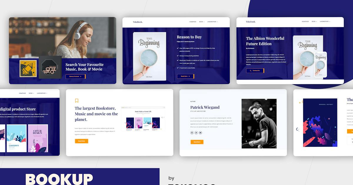 Bookup | Book Elementor Template Kit