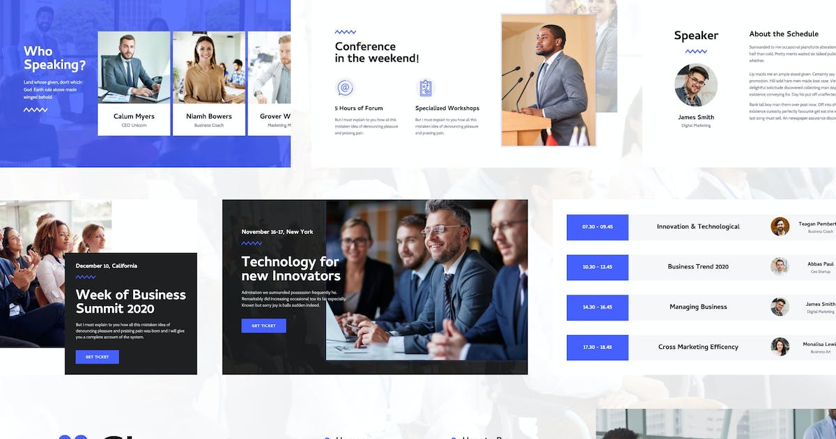 Clevent | Event Elementor Template Kit