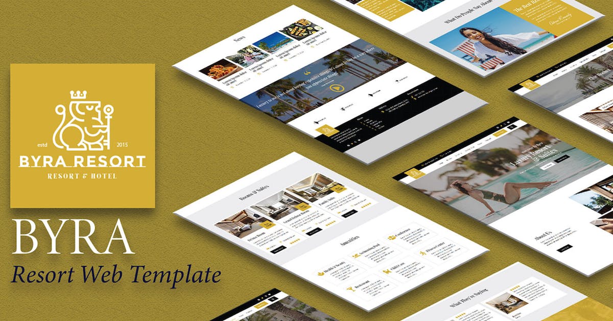 Byra – Hotel & Resort Template Kit