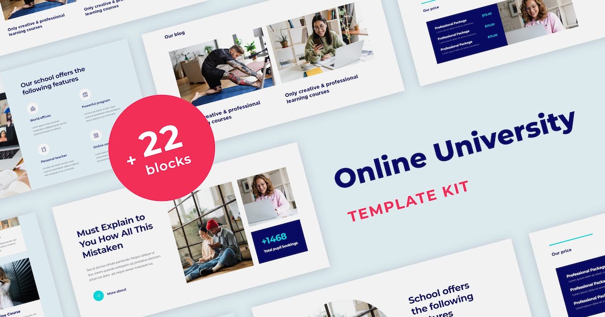Learnex – Distance Education & Learning Courses Elementor Template Kit