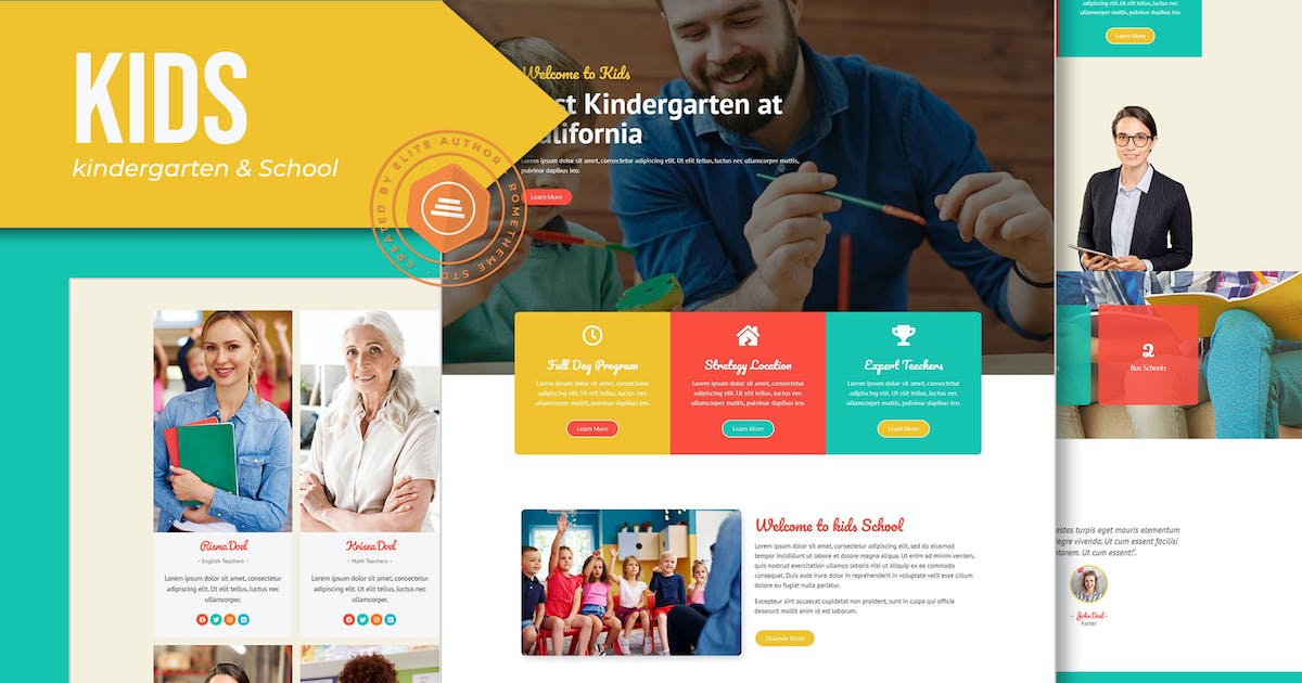 Kids – Kindergarten & Child Care Elementor Template Kit