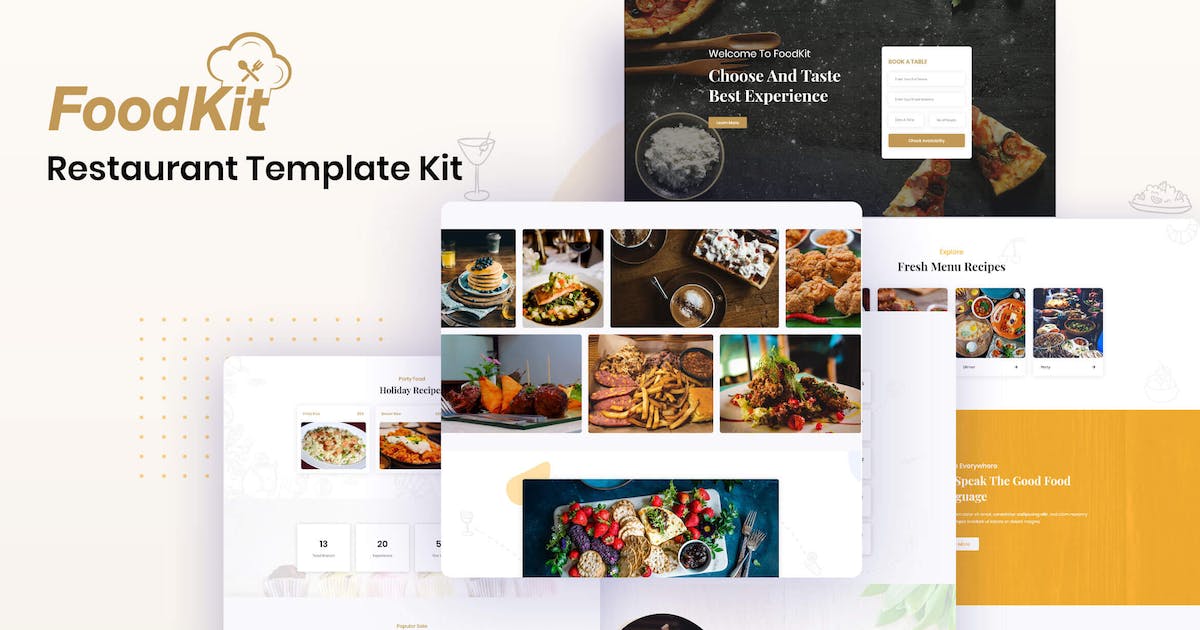 FoodKit – Restaurant Template Kit