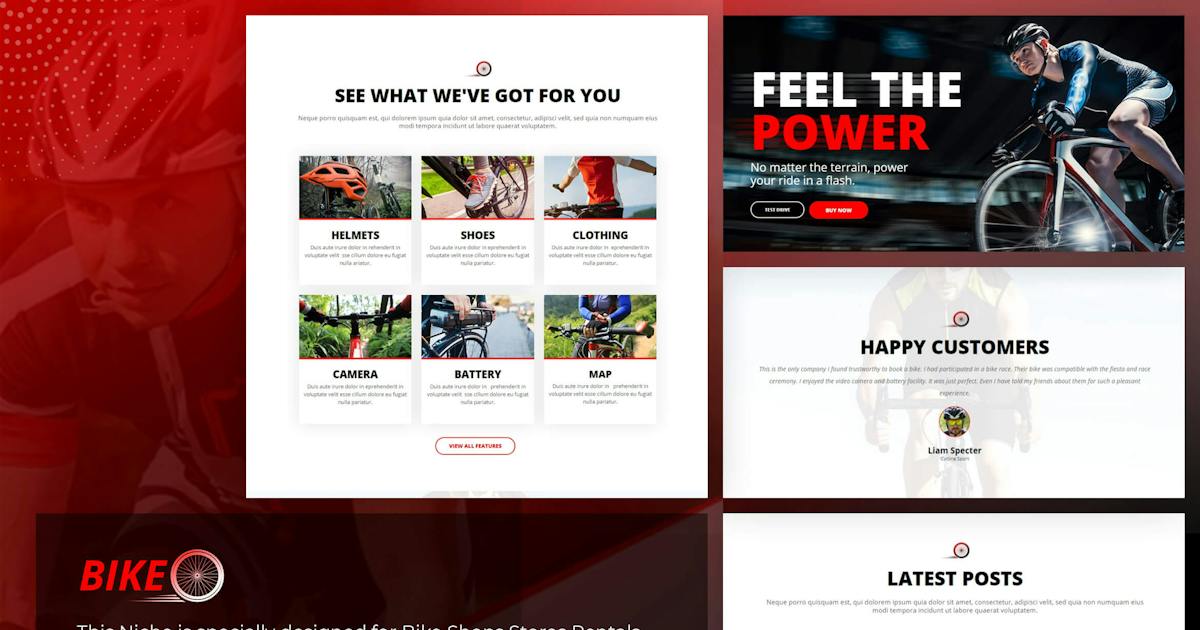 Bikeo – Cycling Template Kit