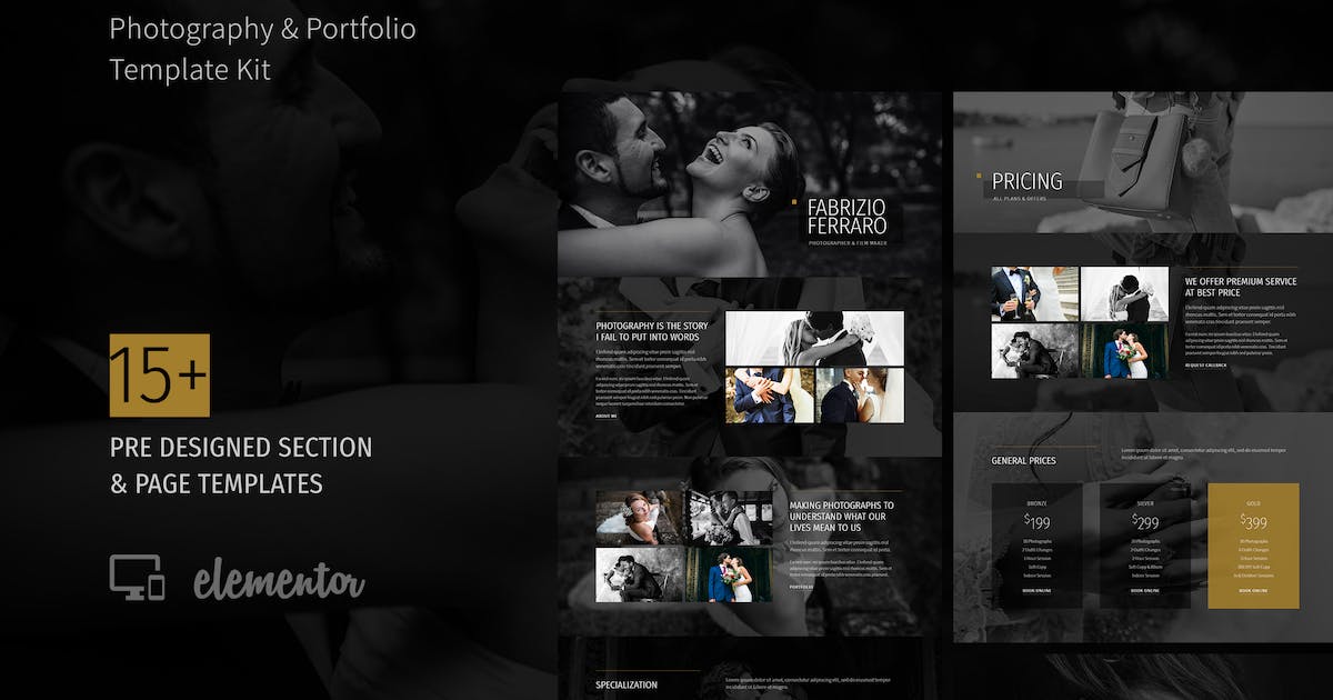 FabPhoto – Photography and Portfolio Template Kit
