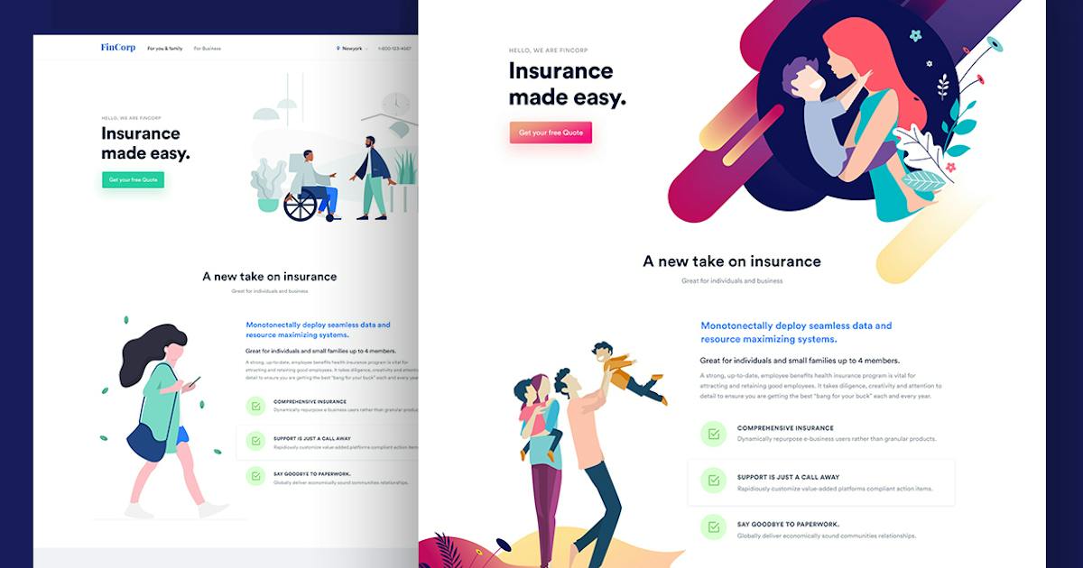 FinCorp – Insurance & Marketing Elementor Template Kit