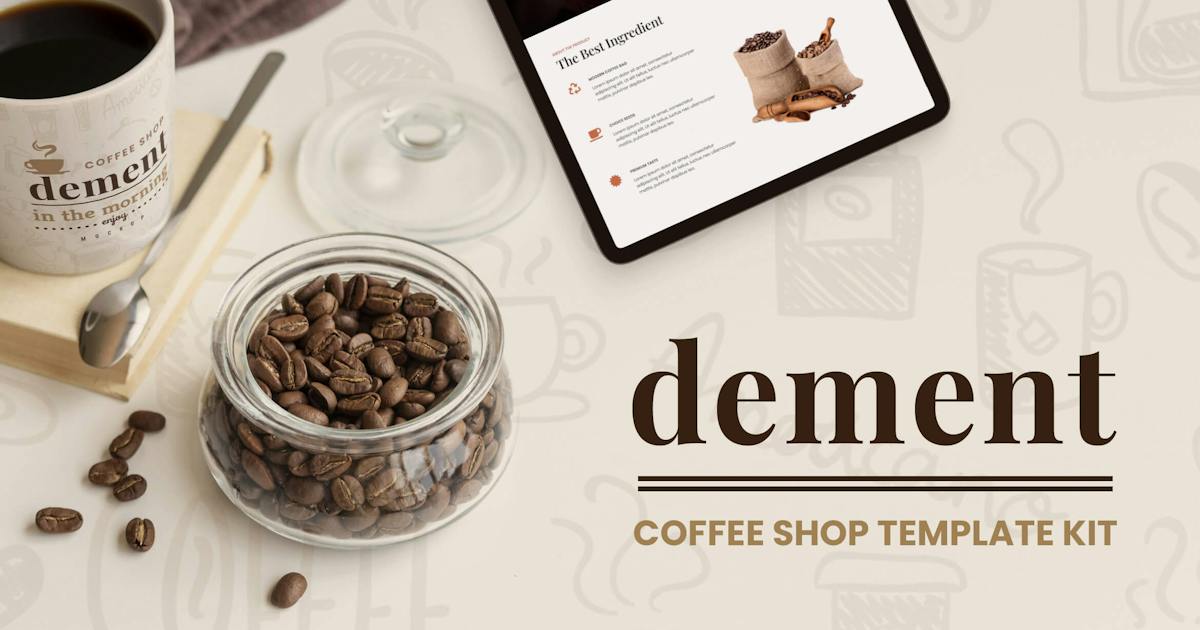 Dement – Coffee Shop Elementor Template Kit