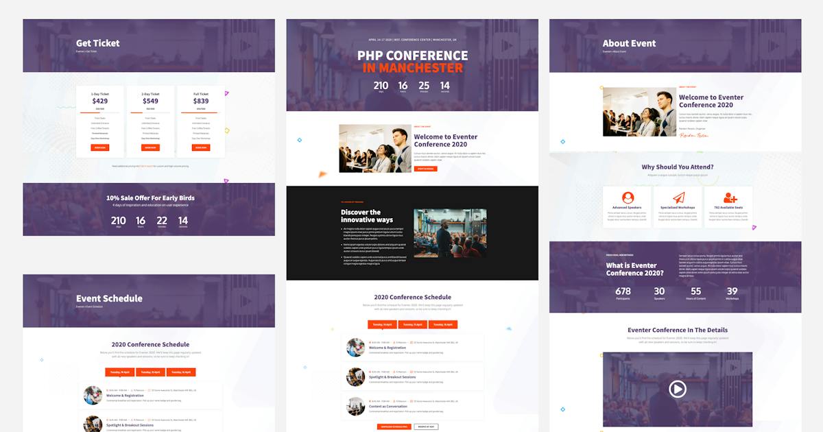 Eventer – Meetup & Conference Elementor Template Kit