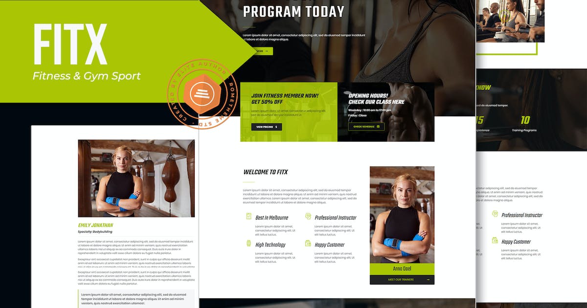 Fitx – Fitness & Gym Template Kit