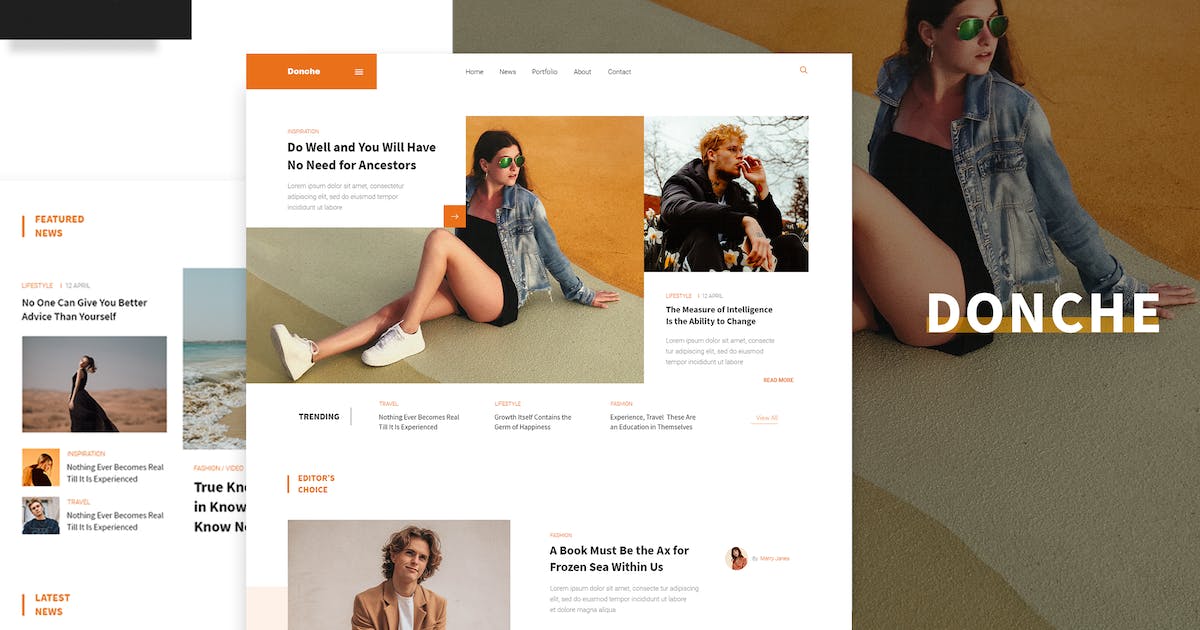Donche – News & Magazine Template Kit
