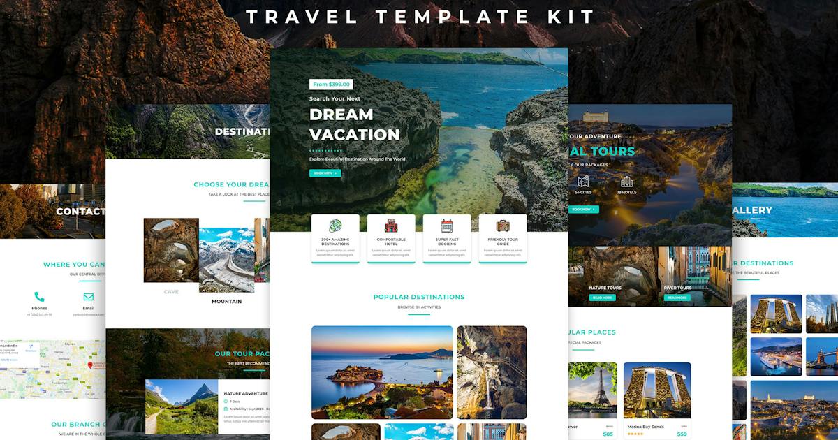 Travosca – Travel Elementor Template Kit
