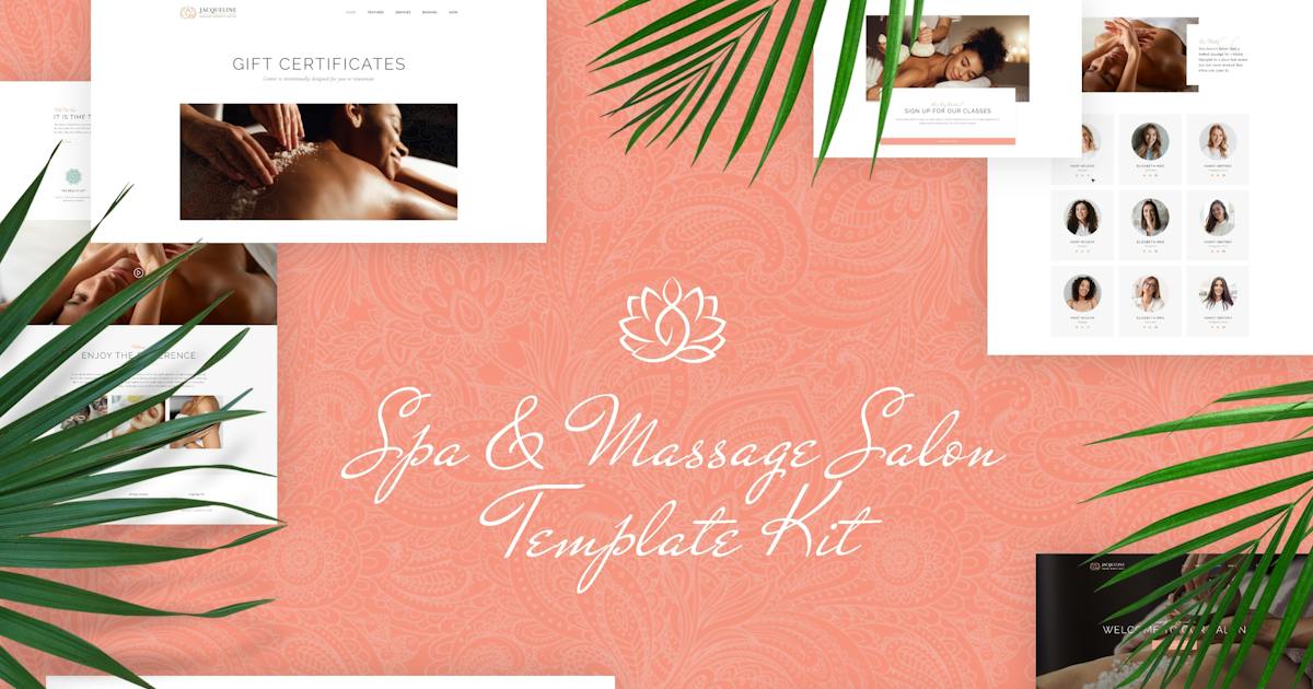 Jacqueline – Spa & Massage Salon Elementor Template Kit