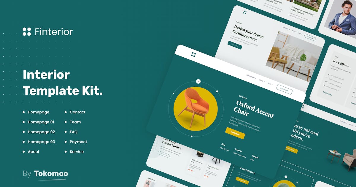 Finterior | Interior Elementor Template Kit