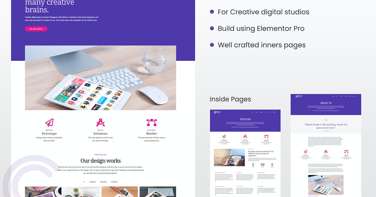 Cooper Studio Elementor Template Kit