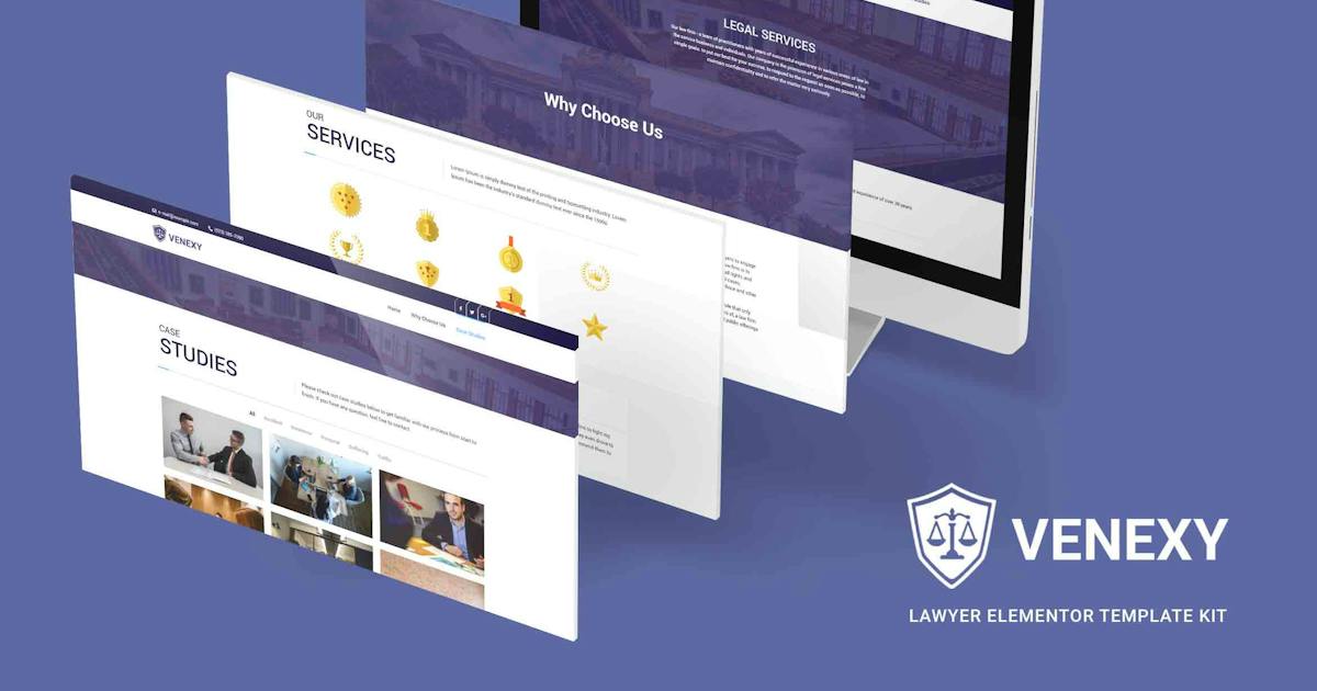 Venexy – Lawyer Elementor Kit