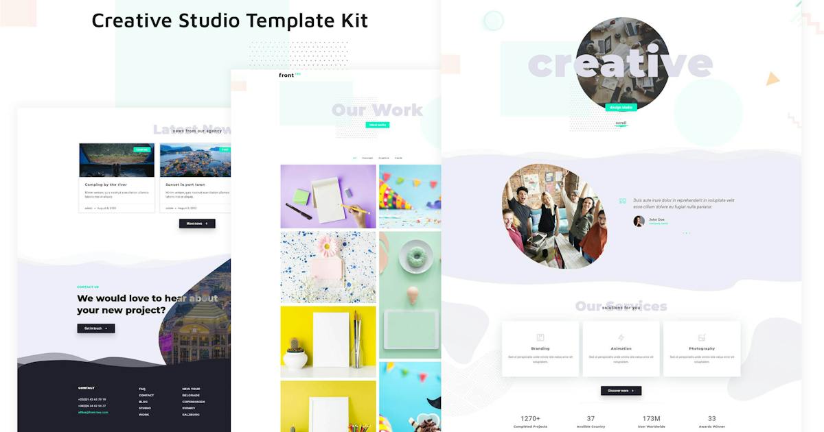 FrontTwo – Creative Studio Template Kit