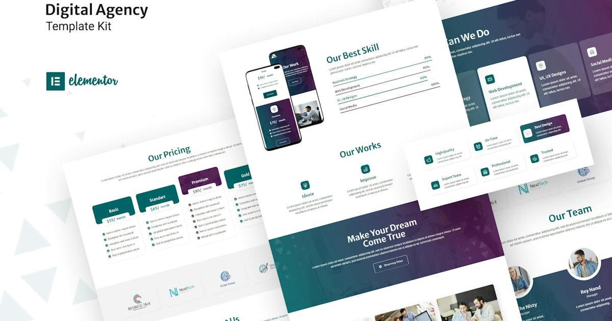 Agenze – The Digital Agency Elementor Template Kit