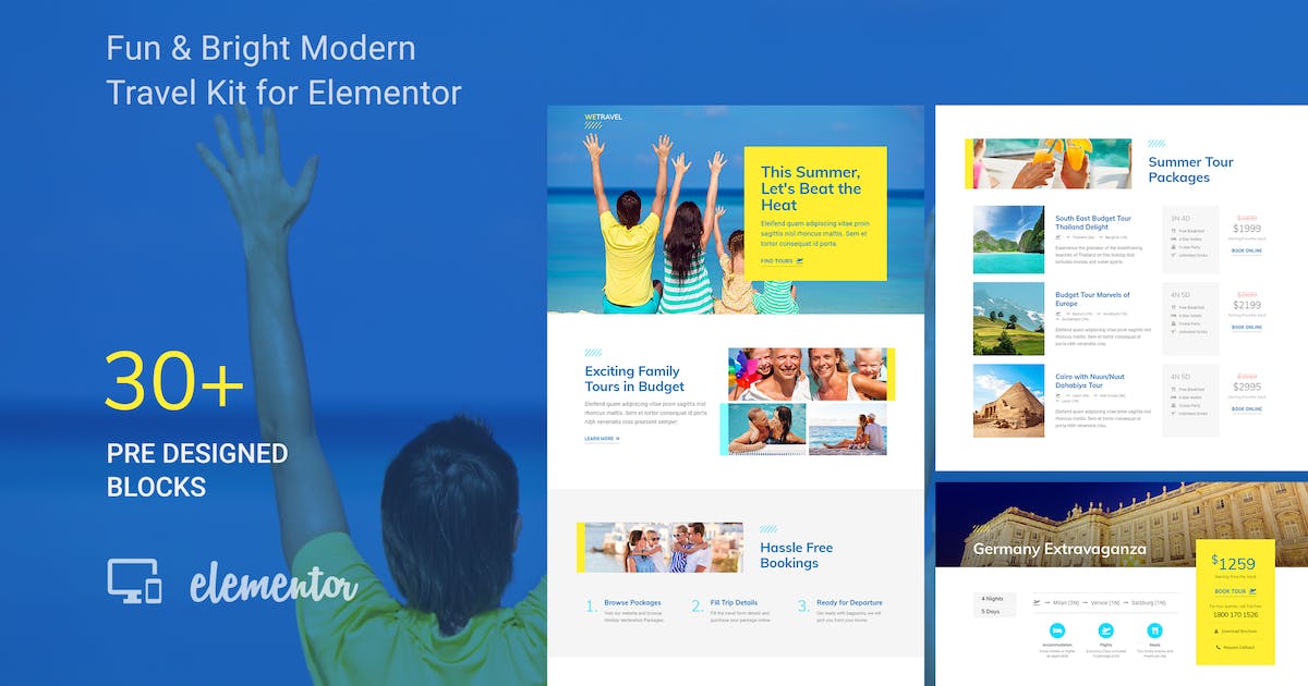 WeTravel – Travel and Tourism Template Kit