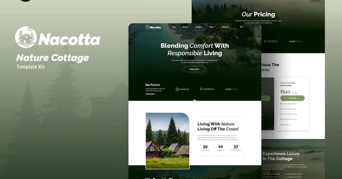 Nacotta – Nature Cottage Elementor Template Kit
