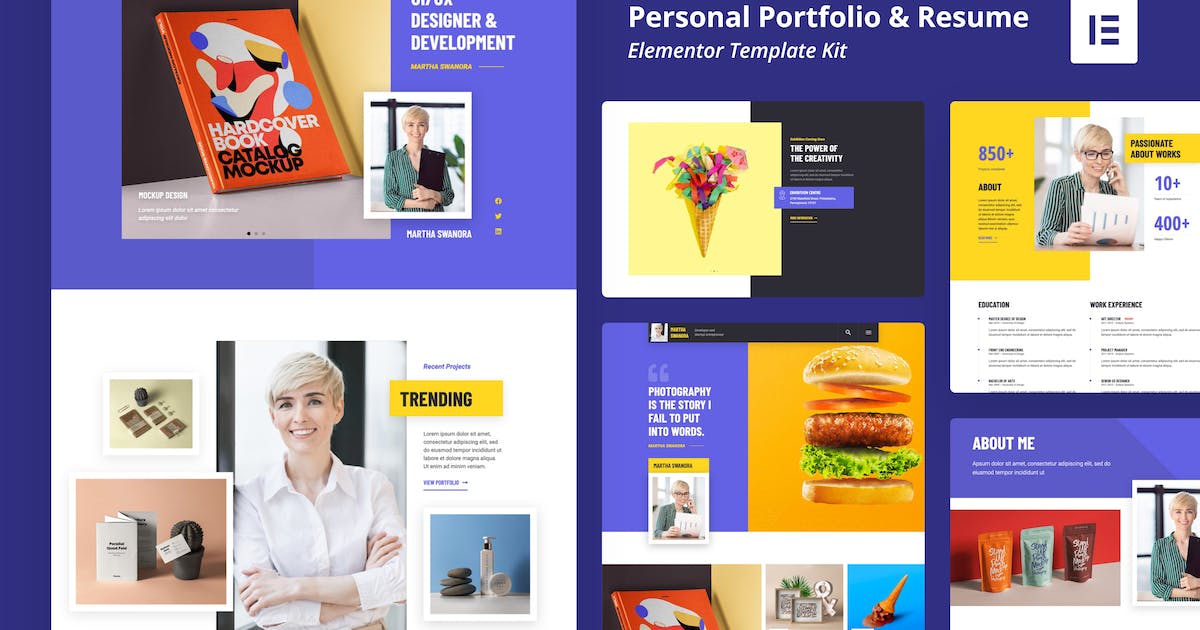 Télécharger MIH – Personal Portfolio & Resume Template Kit version 1.0.0