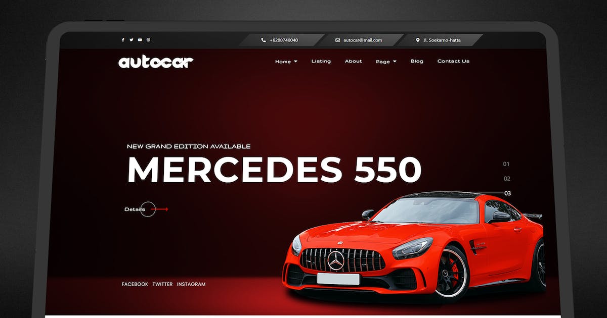 Autocar – Car Dealer Elementor Template Kit