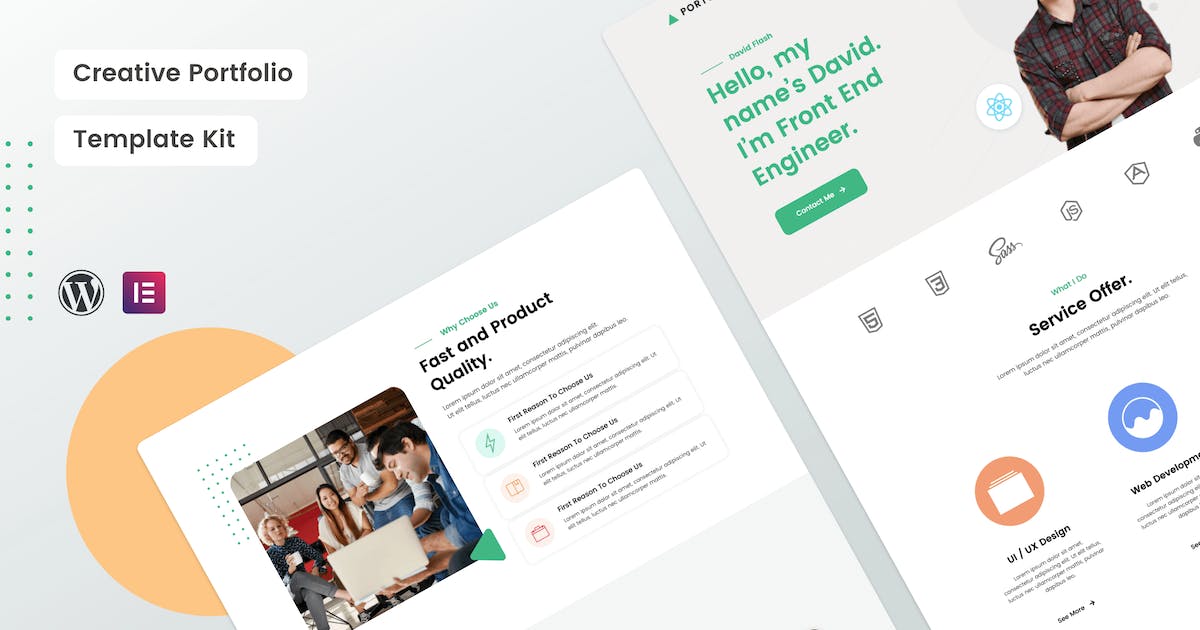 Portosia | Creative Portfolio Template Kit