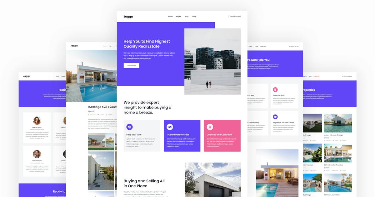 Jagga | Real Estate Template Kit