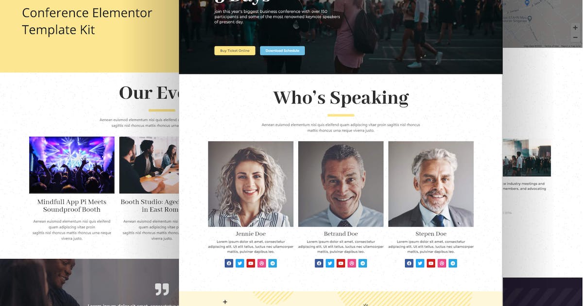 Evtro – Conference Template Kit