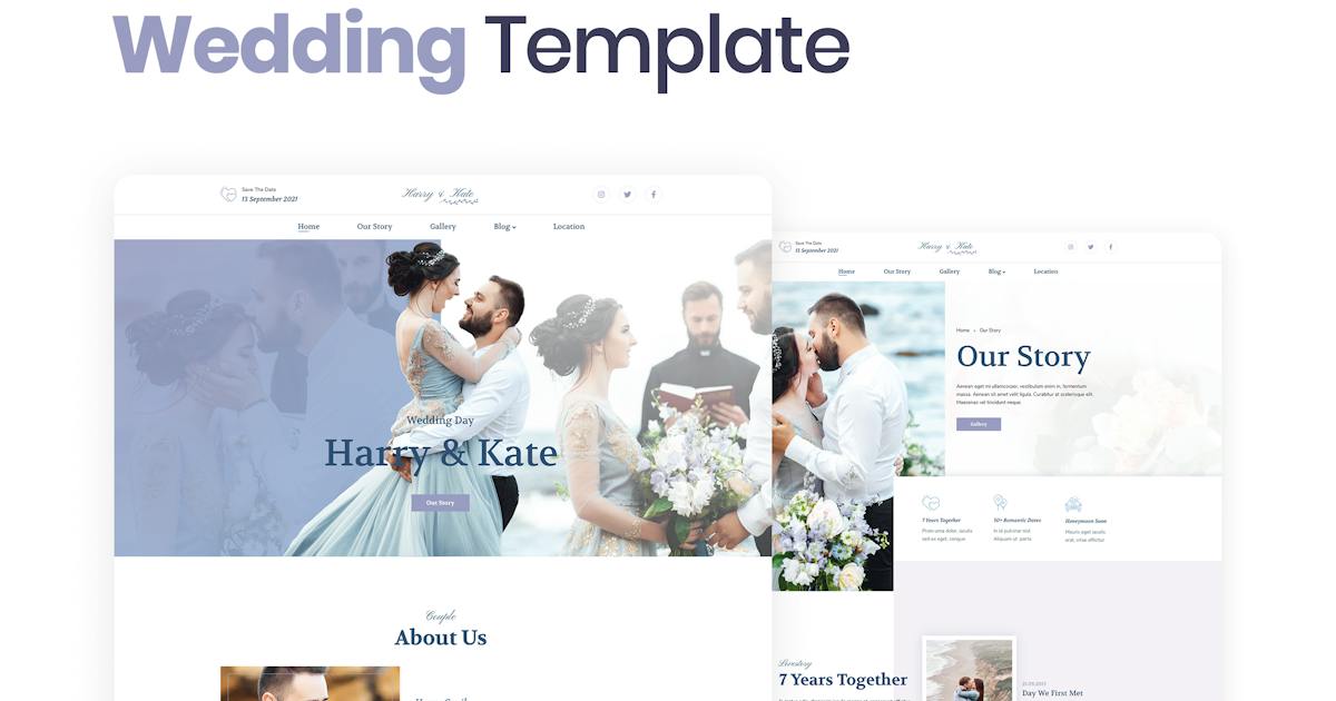 Lovedy - Wedding Template Kit