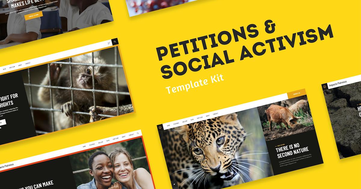 Impacto Patronus – Petitions & Social Activism Template Kit
