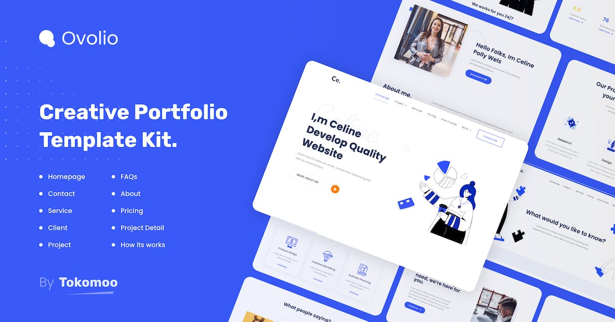 Ovolio – Creative Agency Elementor Pro Template Kit
