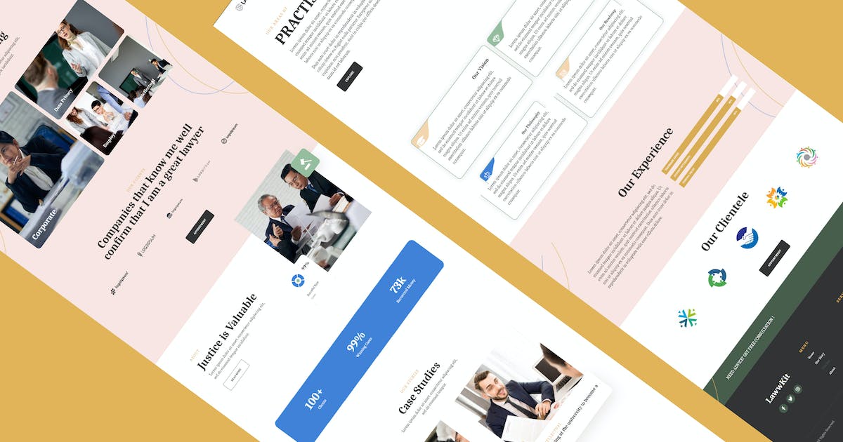 Lawwkit – Legal Practice Elementor Template Kit