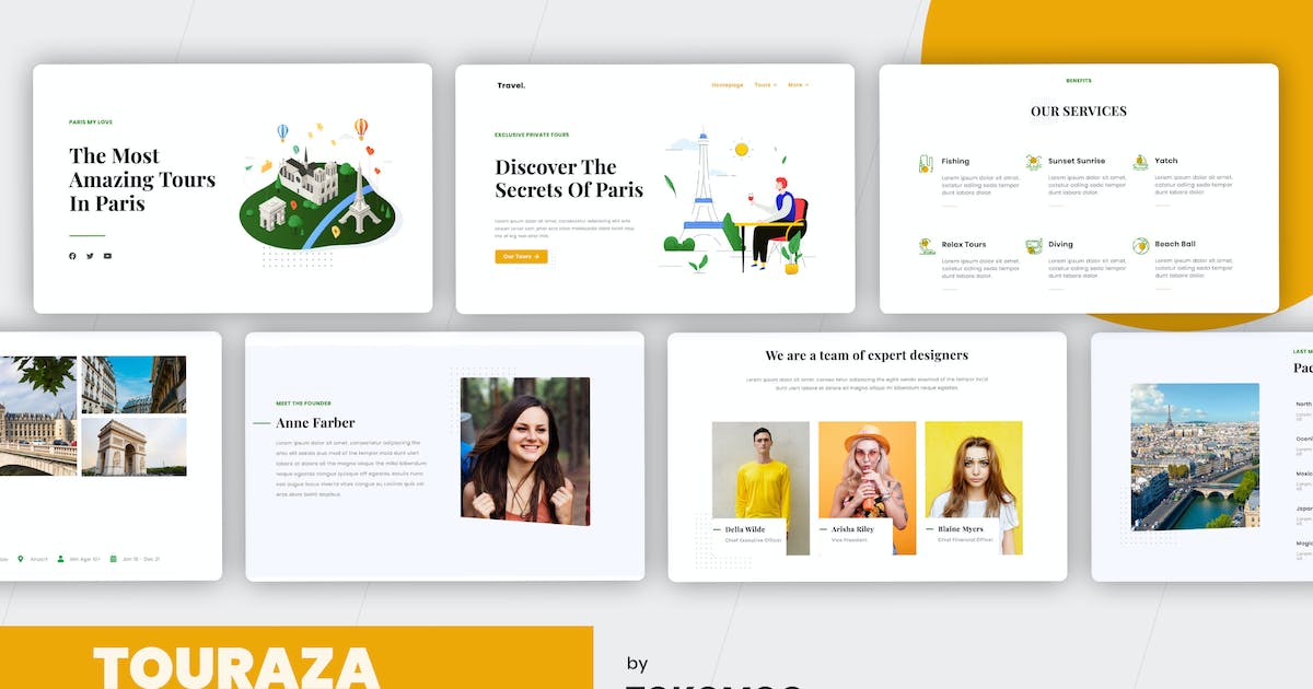 Touraza | Tour Elementor Template Kit